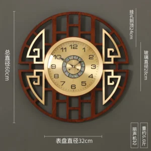 Design Style Wall Clock Luxury Living Room Wall Clock Kitchen Unique Wall Clock