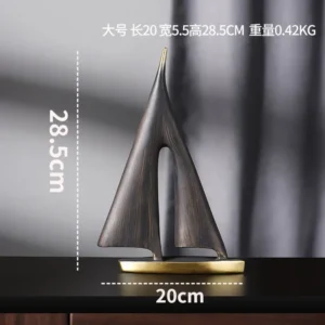 Smooth Sailing Sailboat Home Decor Ornament Living Room Decoration Bedroom Desk