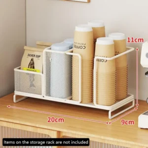 Coffee Tea Condiment Accessories Holder Multifunction Disposable Coffee Cup Hol