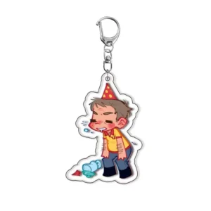 Gifts Accessories Adventure Game Mouthwashing Chibis Keychain Anya ‌Jimmy‌ Curl