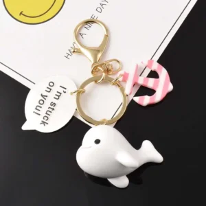 Car Interior Accessories Gift Toy Jewelry Accessories Bag Charm Key Rings Keyri