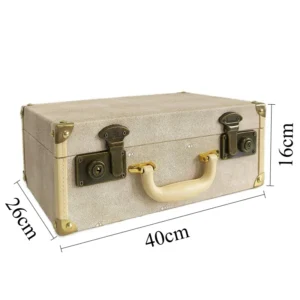 Desk Storage Box Accessory Organizers Large Retro Hand Held Accessories Bins Wa