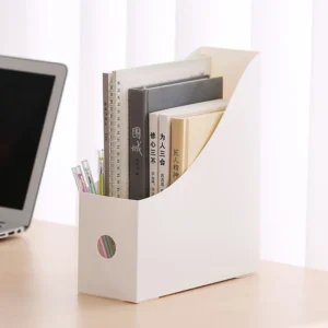 Office Document File Storage Box Folding Desktop Organizer Multi-functional Boo